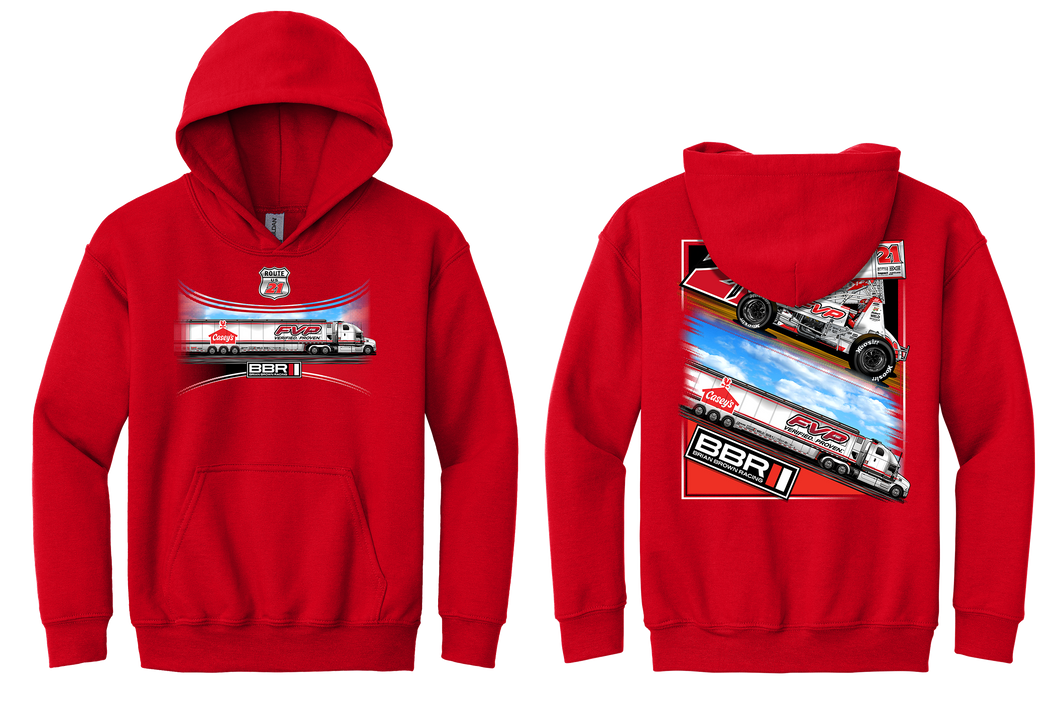 2025 D2 Adult Hoodie Red. *Pre Order