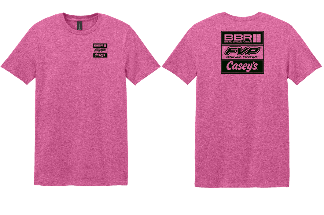 2025 D6 Stacked Pink Tee