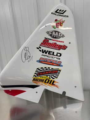 Autographed left side arm guard