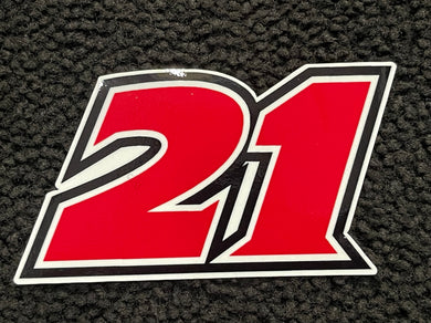 2024 number 21 Decal