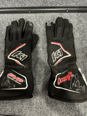 Signed Race used K1 gloves black