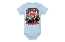 Load image into Gallery viewer, Biggest Little Brian Brown Onesies and Toddlers Blue and Pink