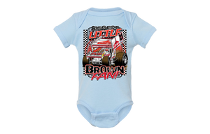 Biggest Little Brian Brown Onesies and Toddlers Blue and Pink